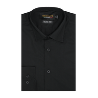 Hugo Poplin Long Sleeve Boys Shirt