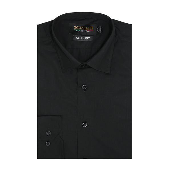 Hugo Poplin Long Sleeve Boys Shirt