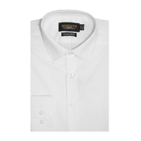 Hugo Poplin Long Sleeve Boys Shirt