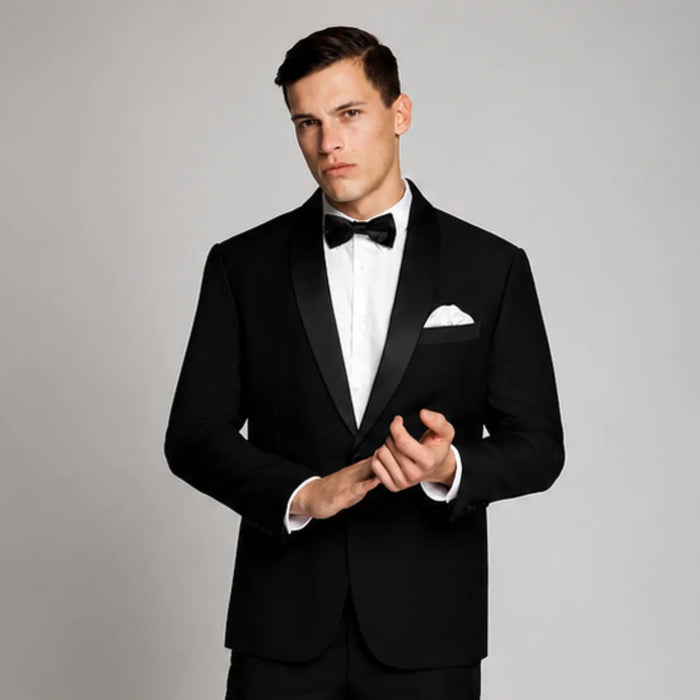 Heston Fine Twill Satin Suit