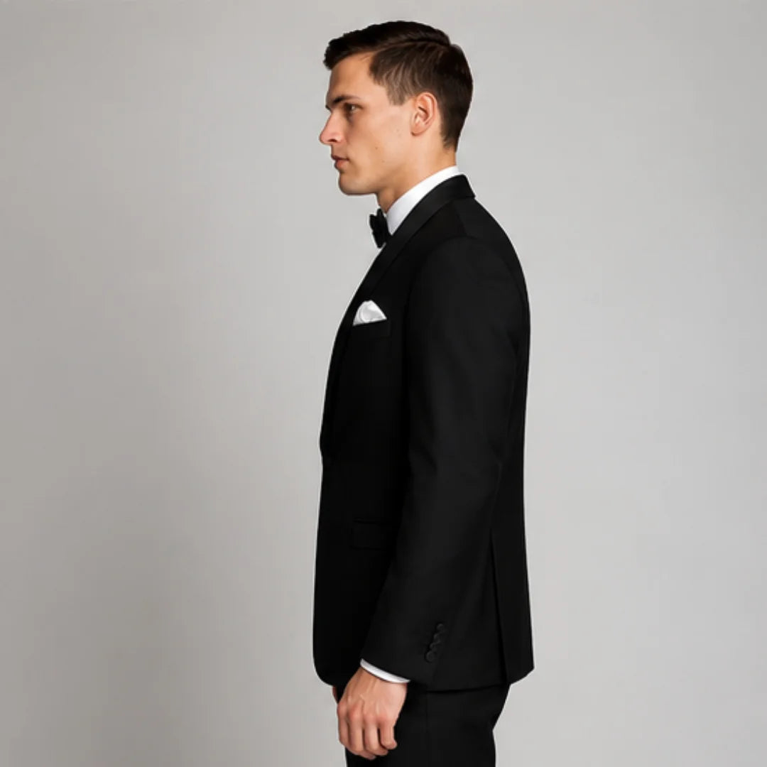 Heston Fine Twill Satin Suit
