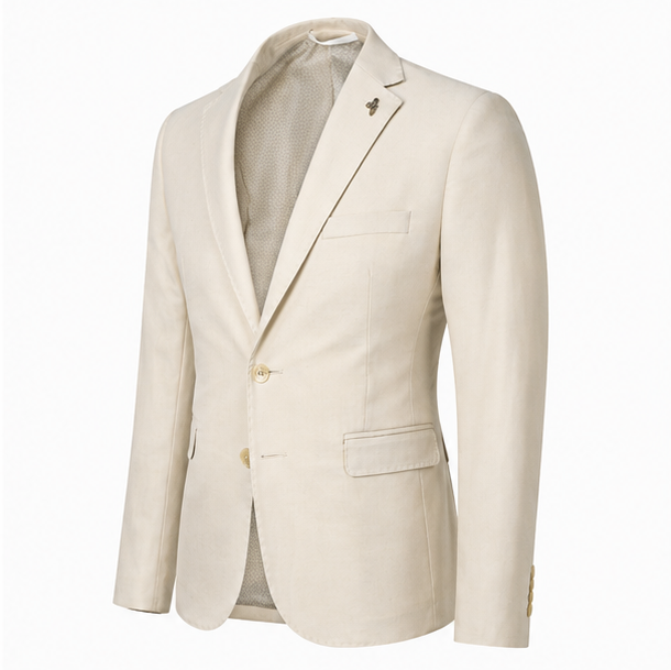 Matteo Notch Lapel Wool Blend With Stretch Suit