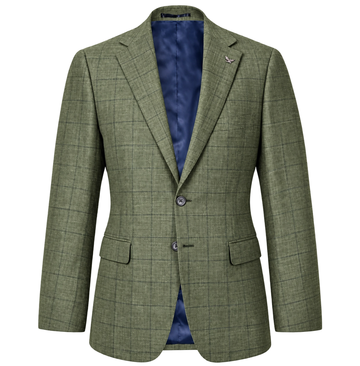 Dan Wool Linen Check Blazer
