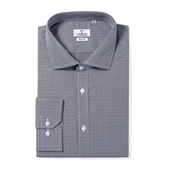 Elija Boys Pure Cotton Micro Texture Long Sleeve Shirt