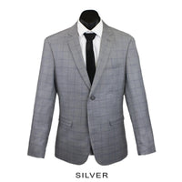 George Windowpane Check Blazer
