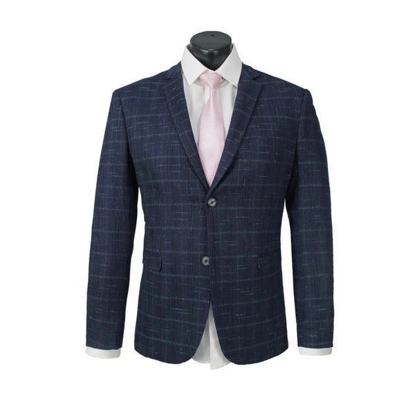 Peterson Slub Weave Check Suit