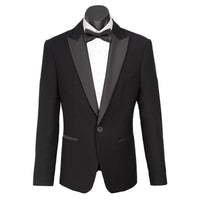 Olivero Satin Peak Lapel Mens Suit