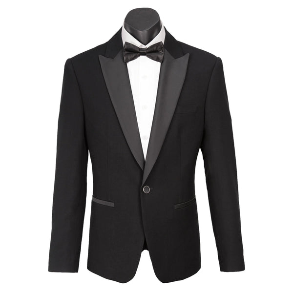 Olivero Satin Peak Lapel Mens Blazer