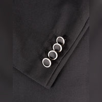 Olivero Satin Peak Lapel Mens Suit