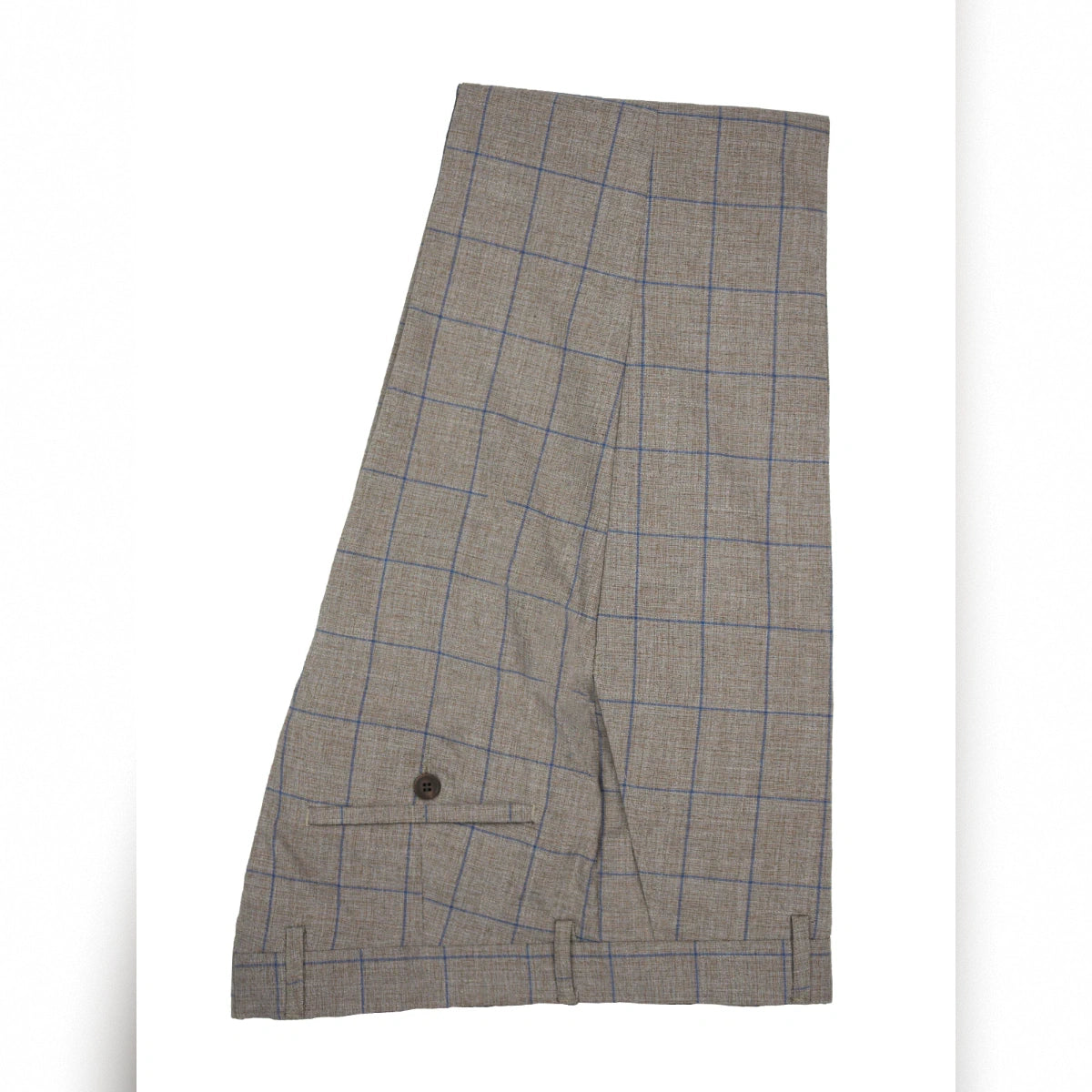 Edison Window Pane Check Wool Suit