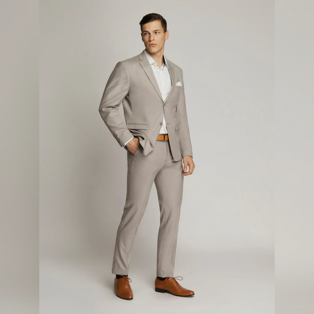 Harrison Plain Texture Suit