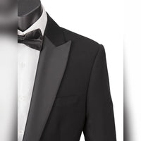Olivero Satin Peak Lapel Mens Suit