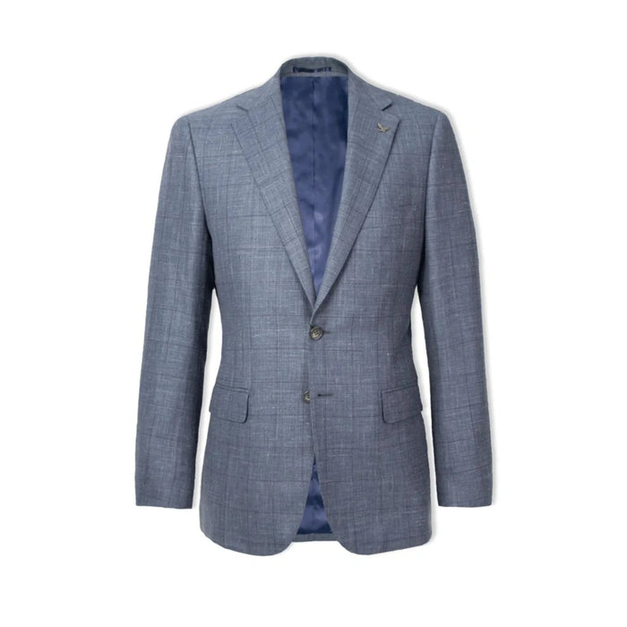 Dan Wool Linen Check Suit