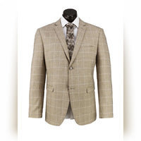 Wyatt Wool Window Pane Check Suit