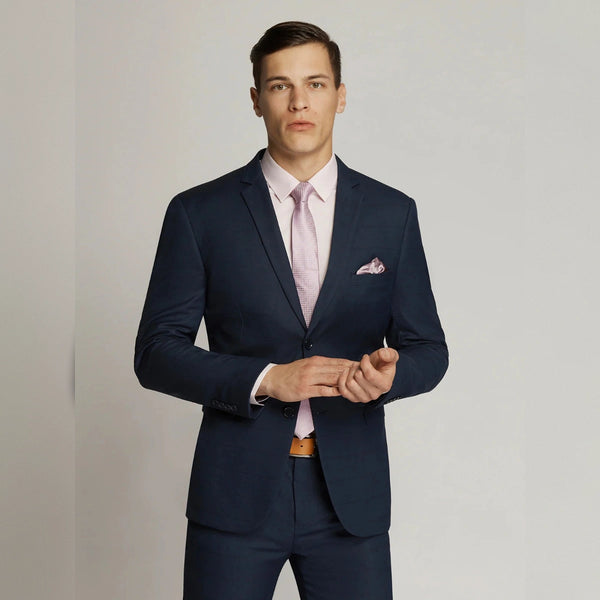 Tom Windowpane Check Wool Blend Suit