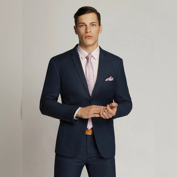 Tom Windowpane Check Wool Blend Suit