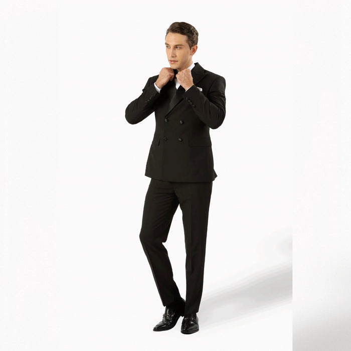Arlo Double Breasted with Satin Lapel Pant