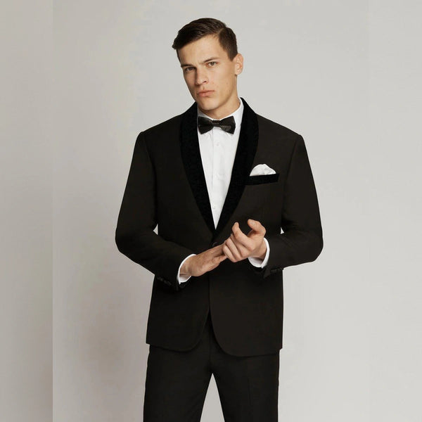 Atticus Fine Twill Plain Wool Suit