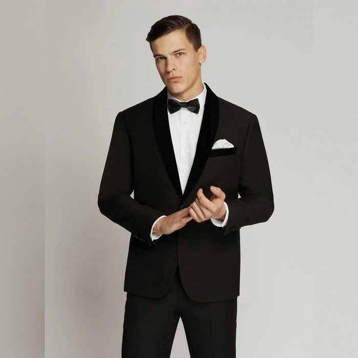 Atticus Fine Twill Plain Wool Suit