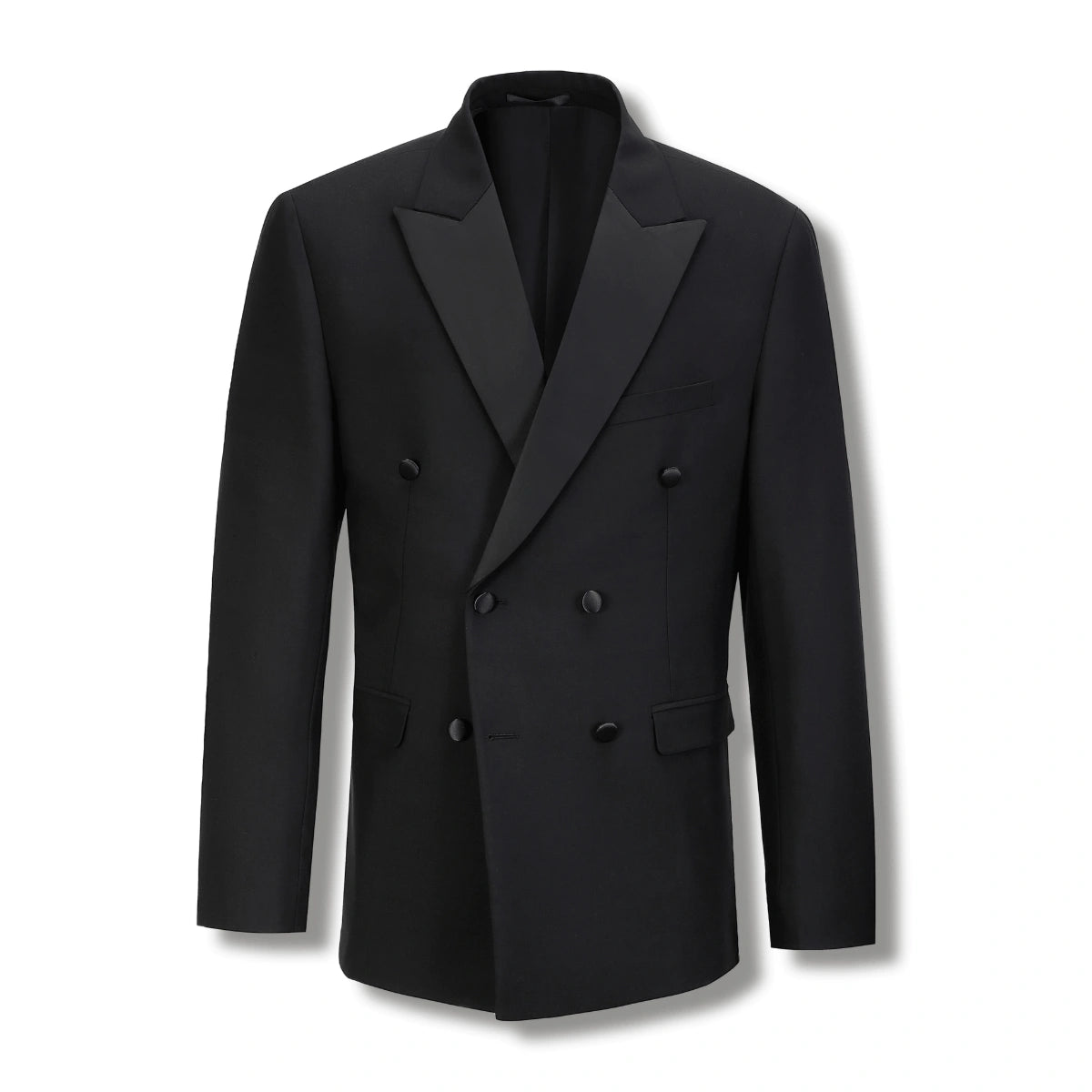 Arlo Double Breasted with Satin Lapel Suit