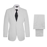 Vegas Fine Twill Plain Microfibre Suit - Lime Green